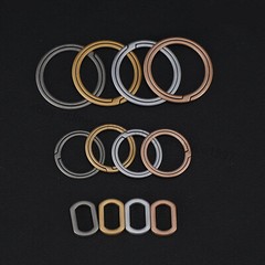 EDC Titanium Alloy Porable Keychain Ring Carabiner Key Belt Waist Hanging Buckle