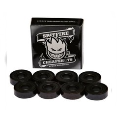 SPITFIRE Skateboard Wheels CHEAPSHOTS BEARINGS – Pack of 8, Free Sticker