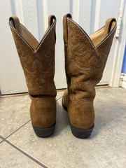 Brothers/Sons Brown Suede Western Cowboy Boots Men’s US 8.5D