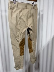 Tailored Sportsman Trophy Hunter Breeches 30 Regular Tan Knee Patch USA Made
