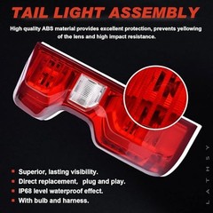 Tail Light Compatible With 2019-2024 Chevy Silverado 1500 2500HD 3500HD