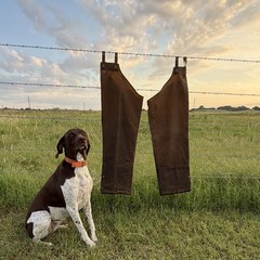 Filson Tin Cloth Chaps Waxed Cotton Long Hunting Trail Pants Made in USA