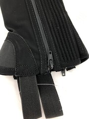 BasEQ Riding Half Chap Children’s Equestrian Equine Synthetic Nubuck- Mia Medium