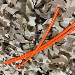 NEW Paintball Marker Gun Macroline Macro Line Air Hose – 1 Foot (3 Pack) Orange