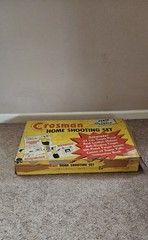 Vintage Crosman Home Shooting Set Crosman «22» Pellet Gun in CIB