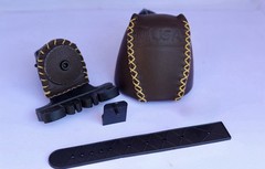 Traditional Leather Bow Quiver – Brown Handmade with Free Belt & Clip