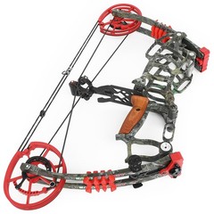 Dual-Use Compound Bow 30-60LBS Arrow/Steel Ball 25-30″ Hunting Target Shooting