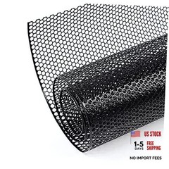 47×16 inches Car Pickup Truck Grill Mesh Spoiler Bumper 6x1mm Honeycomb Black