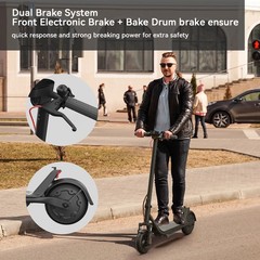 Used Electric Scooter Adult Folding E-Scooter 20KM Long Range Fast Speed w/ APP
