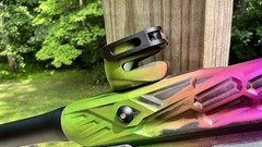 HK Hive Mini GS Paintball Gun – Dust Acid Green/Purple Fade w/ Method Poppet