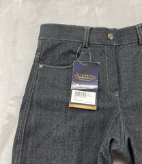 Ovation Riding Pants Ladies 26R Black Lda SoftFlex Classic Knee-Patch Breech