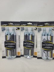 6 JT Prefilled C02 Cylinders 90gram Paintball Tank Threaded 3-2 Pack New Sealed