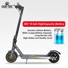OKK-TEK V8 Electric Scooter 350W 36V 10.5aH Battery 15MPH 20.5mi Range 8.5″ Tire