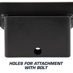 Black Powder Coated Steel Gong Hanging Hook for 2×4 Lumber Targets