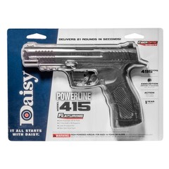 Daisy 415 Powerline .177 Cal Air Pistol CO2 BB Gun w/ 1500 BBs & 5 CO2 Bundle