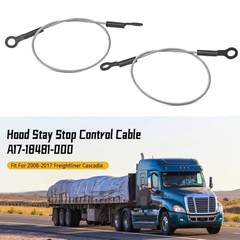 A17-18481-000 Hood Stay Stop Control Cable 2PC Compatible with Freightliner