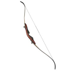 62″ Takedown Recurve Bow Set 20-50lbs Wooden Riser Limb Archery Hunting Target