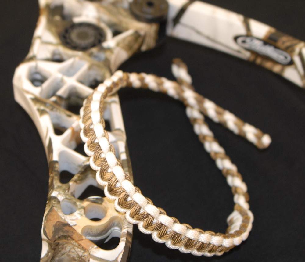 Digital Desert Camo and white Bling Sling bow wrist strap FREE SHIP archery