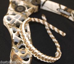 Digital Desert Camo and white Bling Sling bow wrist strap FREE SHIP archery