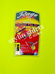 ONE Rage Slipcam CHISEL TIP SC 2″+ cut mechanical 2 blade broadheads 100 grain