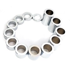 13 PCS CNC Billet Wheel Axle Spacer Kit I.D. 1.0» – O.D. 1-1/2″ for Harley C…