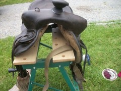 Vintage Western Leather Simco Saddle 2 220