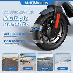 350W Foldable Electric Scooter Adult 25km/h Max Speed 30KM Long Range E-Scooter