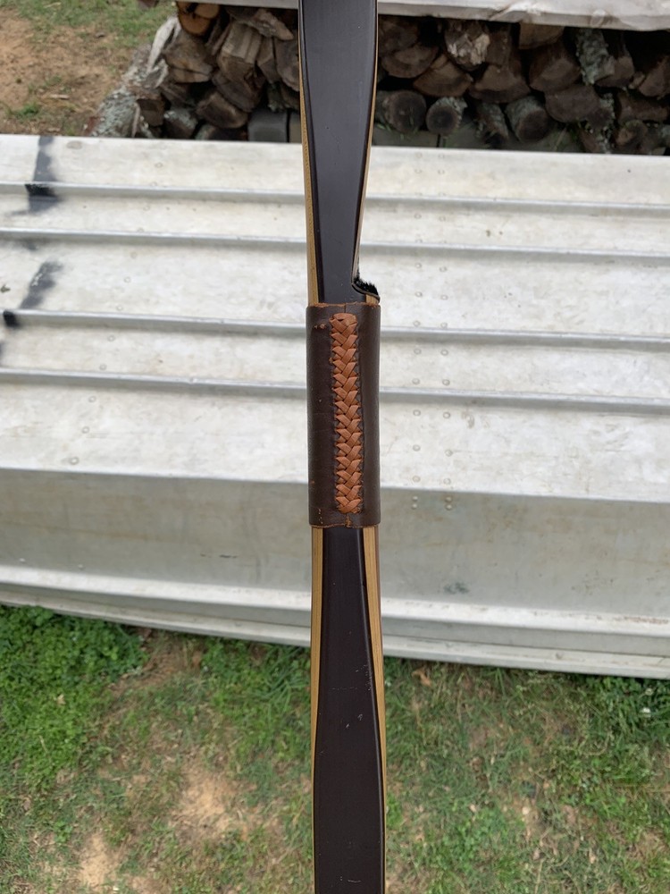 Excellent MARTIN ML 10 Long Bow Custom wrapped Handle 60# at 28″ length 68″
