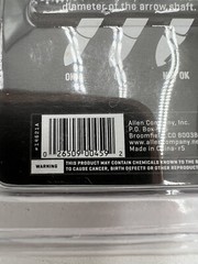 Allen Bullet Points Arrow Heads 125 Grain 5/16 Diameter 14621A 10-Pack Lot of 6
