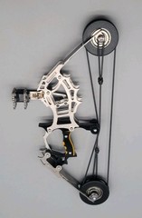 JINCENE 9″ Mini-Compound Bow Compound Bow Set Aluminum Silver & Black W/4 Arrows