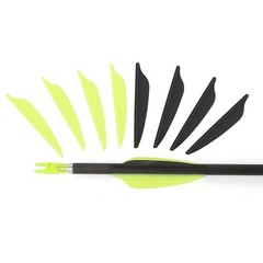 50pcs 1.75″ Arrow Rubber Vanes Wings Target Archery Shooting Archery Shaft DIY