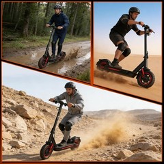1200W Electric Scooter for Adults 36Miles 30MPH Off-Road Fat Tire Fast E-Scooter