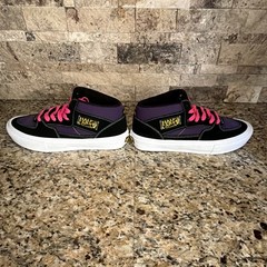 VANS Men’s Half Cab Lace-Up Skate Shoes Black, US 7 Medium (D/M)