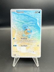 Squirtle 170/165 Scarlet & Violet 151 Illustration Rare GLOSS DEBIT CARD SKIN