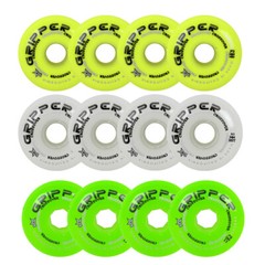 Labeda Roller Hockey Wheels Gripper Crossover Set of 4 – Choose Color / Size