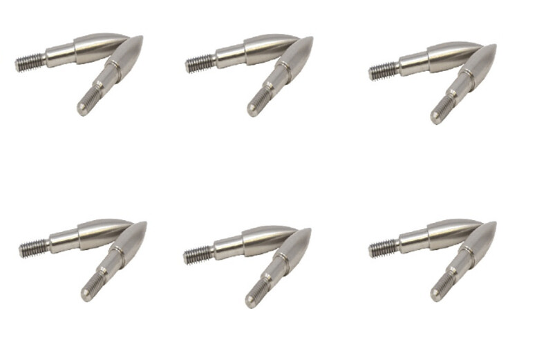 BULLET SCREW IN PREMIUM POINTS STAINLESS STEEL 12 PK 17/64, 9/32, 19/64.
