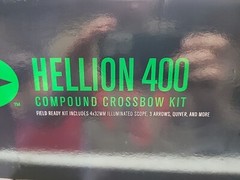 Centerpoint Hellion 400 Crossbow – Black – C0009 – Compound Crossbow Kit New