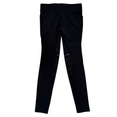 Equiline Italia Knee Grip Equestrian Riding Breeches Womens Black Leggings