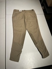 Ariat Breeches Women’s 32 L Brown Tek Denim Equestrian Riding Knee 32×27 NEW