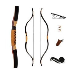 Deerseeker Archery 52″ Longbow Traditional Handmade Recurve Bows Ambidextrous…