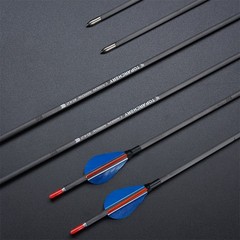 31″ PURE Carbon Arrows ID4.2mm SP500-1200 Fixed Tips for Bow Target Practice