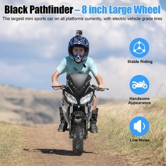 50cc 4-Stroke Pocket Rocket Motorcycle 8″ Wheels Dual Headlights Disc Brakes