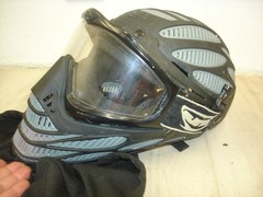 JT flex 8 paintball full cover mask used SEE FULL DESCRIPTION