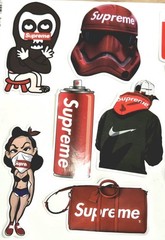 31 New Old Stock Supreme Vintage Sticker Lot Rolex Misfits Nike Jordon Star Wars