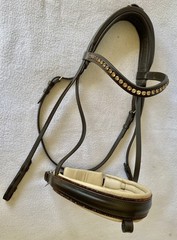 STUNNING Otto Schumacher #2 Full Horse Comfort Crown BRIDLE~Swarovski Crystal