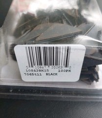 100pk Bohning Archery Blazer 1.5 Inch Mini Vanes: Black: NOS