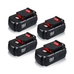 VANTTECH 4Pack 4.8Ah PC18B 18 Volt Replacement for Porter Cable 18V Battery N…