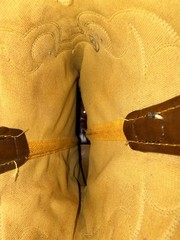 Vintage Dingo Men’s Tan Brown Leather Cowboy Western Boots