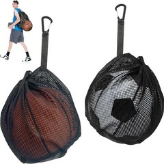 Lightweight Drawstring Backpack Small Hang Bags Portable Football Basketball Mes