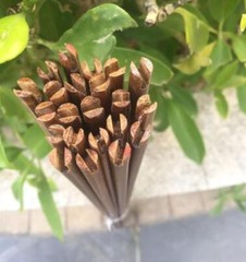 100X Archery 33in 50-55lbs Shaft with slef Nock Making Traditional Bamboo Arrows